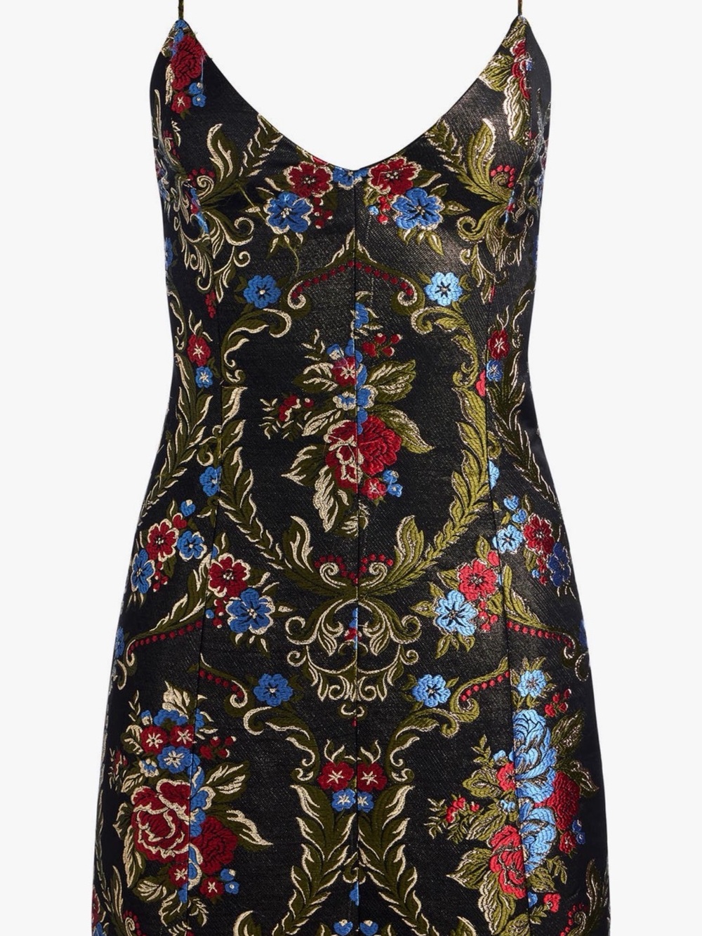 NWT Alice + Olivia Tayla Floral Jacquard Lantern Mini Dress | Size 12 - Picture 4 of 17